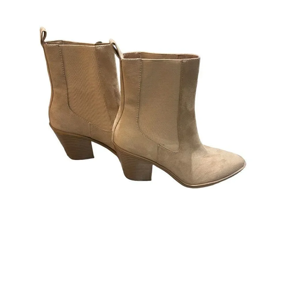 New BP Baylee Taupe Ankle Boots Women's Size 9.5M. - Picture 4 of 7